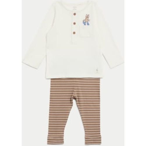 Boys 2pc Cotton Rich Peter Rabbit™ Outfit (0-3 Yrs) - - M&S Collection - Modalova