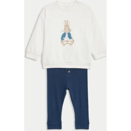 Boys 2pc Cotton Rich Peter Rabbit™ Outfit (0-3 Yrs) - - M&S Collection - Modalova