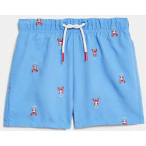 Boys Lobster Print Swim Shorts (0-3 Yrs) - - M&S Collection - Modalova