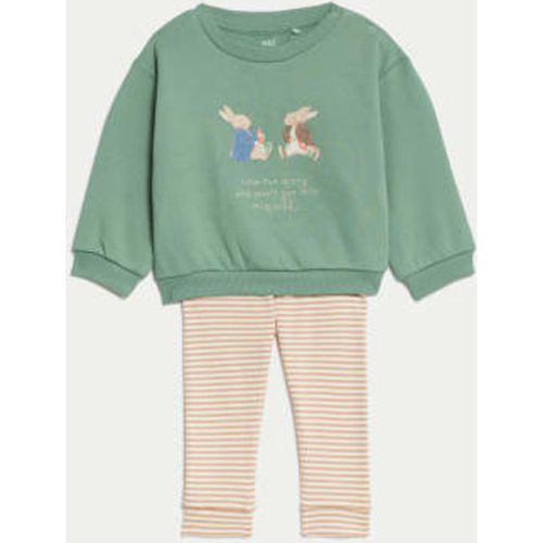 Boys 2pc Cotton Rich Peter Rabbit™ Outfit (0-3 Yrs) - - M&S Collection - Modalova