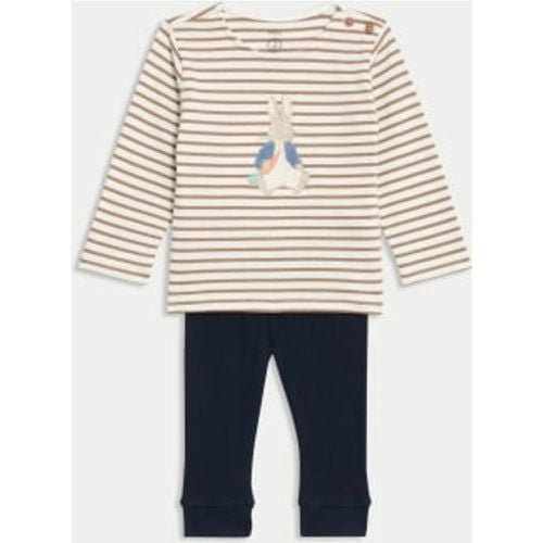 Boys 2pc Cotton Rich Peter Rabbit™ Outfit (0-3 Yrs) - - M&S Collection - Modalova