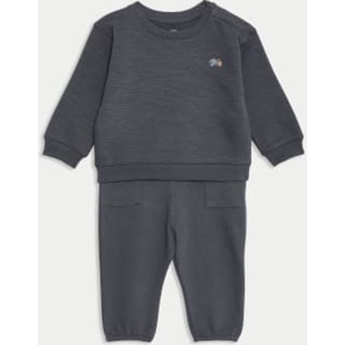 Boys 2pc Cotton Rich Boat Outfit (0-3 Yrs) - - M&S Collection - Modalova