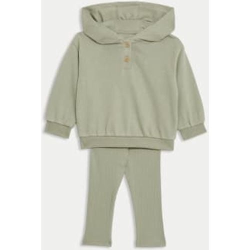 Boys 2pc Cotton Rich Outfit (0-3 Yrs) - - M&S Collection - Modalova