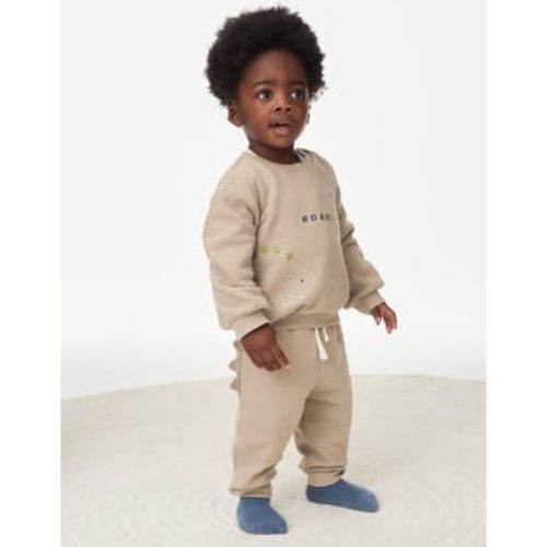 Boys 2pc Cotton Rich Dinosaur Outfit (0-3 Yrs) - - M&S Collection - Modalova