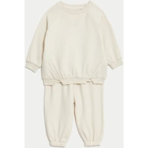 Boys 2pc Cotton Rich Outfit (0-3 Yrs) - - M&S Collection - Modalova