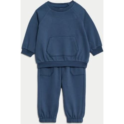 Boys 2pc Cotton Rich Outfit (0-3 Yrs) - - M&S Collection - Modalova