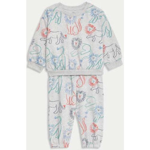 Boys 2pc Cotton Rich Top & Bottom Outfit (0-3 Yrs) - - M&S Collection - Modalova