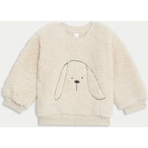 Boys Dog Borg Sweatshirt (0-3 Yrs) - - M&S Collection - Modalova