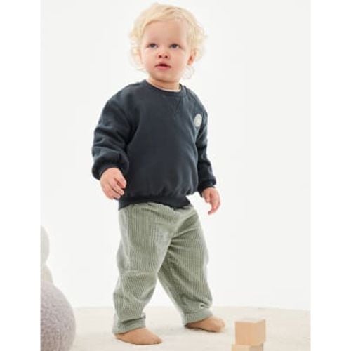 Boys 2pc Sweatshirt & Cord Trousers Outfit (0-8 Yrs) - - M&S Collection - Modalova