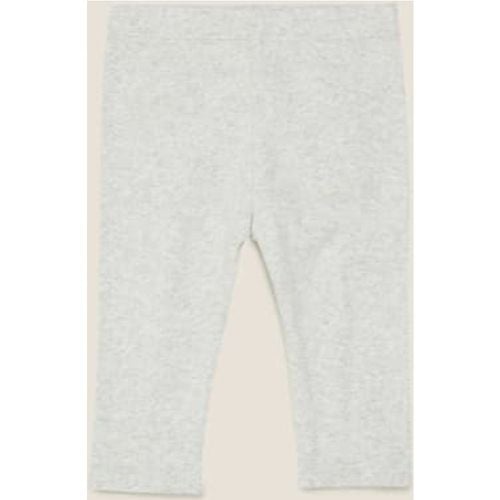 Unisex,Boys,Girls Cotton Rich Ribbed Leggings (0-3 Yrs) - - M&S Collection - Modalova