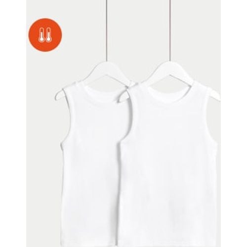 Unisex,Boys,Girls 2pk Heatgen™ Thermal Vests (2-14 Yrs) - - M&S Collection - Modalova