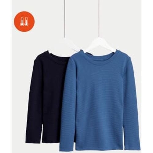 Unisex,Boys,Girls 2pk Heatgen™ Thermal Waffle Tops (2-14 Yrs) - - M&S Collection - Modalova