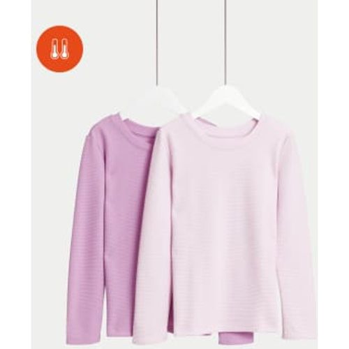 Unisex,Boys,Girls 2pk Heatgen™ Thermal Waffle Tops (2-14 Yrs) - - M&S Collection - Modalova