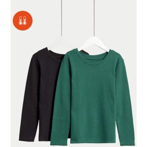 Unisex,Boys,Girls 2pk Heatgen™ Thermal Waffle Tops (2-14 Yrs) - - M&S Collection - Modalova