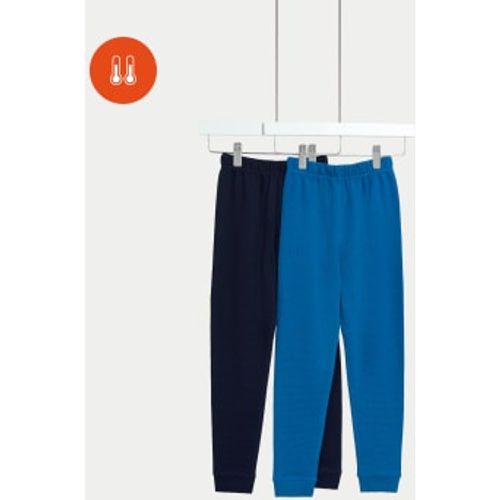 Unisex,Boys,Girls 2pk Heatgen™ Thermal Waffle Bottoms (2-14 Yrs) - - M&S Collection - Modalova