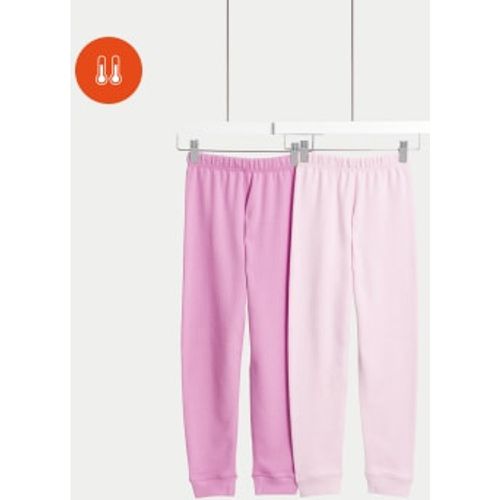 Unisex,Boys,Girls 2pk Heatgen™ Thermal Waffle Bottoms (2-14 Yrs) - - M&S Collection - Modalova