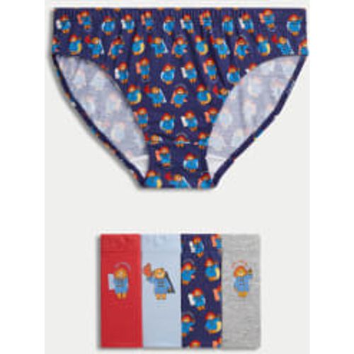 Boys 5pk Pure Cotton Paddington™ Briefs (2-8 Yrs) - - M&S Collection - Modalova