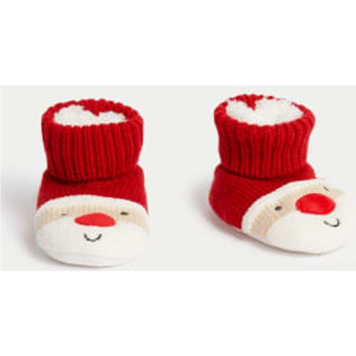 Unisex,Boys,Girls Santa Christmas Booties - - M&S Collection - Modalova