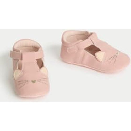 Unisex,Boys,Girls Baby Cat T Bar Shoes (0-18 Mths) - - M&S Collection - Modalova