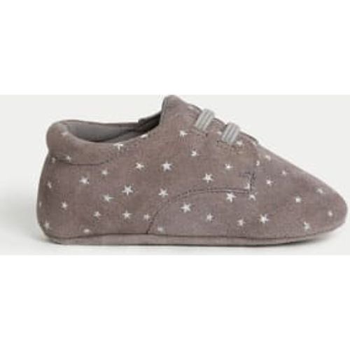 Unisex,Boys,Girls Baby Suede Star Derby Shoes (0-18 Months) - - M&S Collection - Modalova