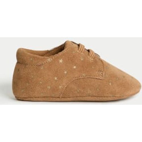 Unisex,Boys,Girls Baby Suede Star Derby Shoes (0-18 Months) - - M&S Collection - Modalova