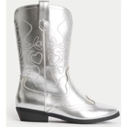 Girls Kids' Western Boots (9 Small - 6 Large) - M&S Collection - Modalova