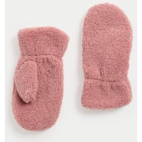 Girls Kids' Borg Mittens (3-13 Yrs) - - M&S Collection - Modalova