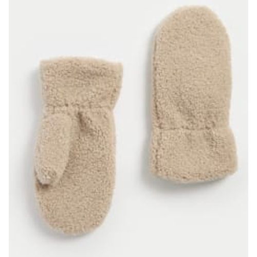 Girls Kids' Borg Mittens (3-13 Yrs) - - M&S Collection - Modalova