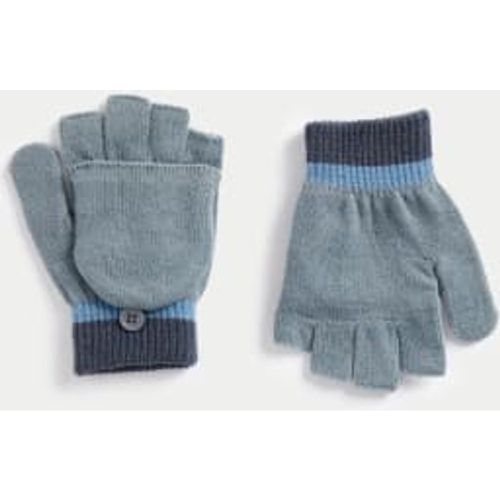 Unisex,Boys,Girls Kids' Colour Block Flip Top Gloves (1-13 Yrs) - - M&S Collection - Modalova