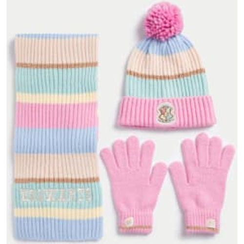 Unisex,Boys,Girls Kids' Harry Potter Hat, Scarf and Gloves Set (6-13 Yrs) - - M&S Collection - Modalova