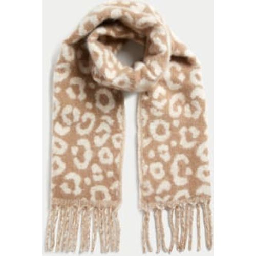 Girls Kids' Leopard Print Scarf - - M&S Collection - Modalova