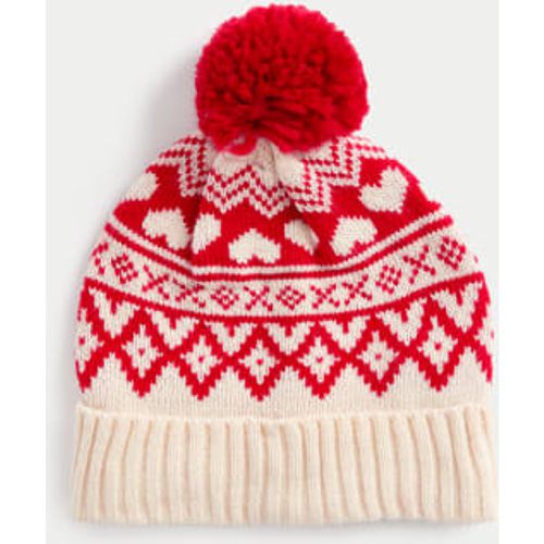 Unisex,Boys,Girls Kids' Fair Isle Winter Hat (1-13 Yrs) - - M&S Collection - Modalova