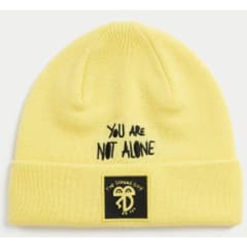 Unisex,Boys,Girls Doodle Boy™ You Are Not Alone Beanie Hat (3-13 Yrs) - - M&S Collection - Modalova