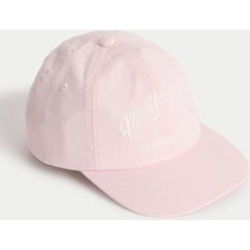 Girls Kids' Pure Cotton Slogan Baseball Cap (1-13 Yrs) - - M&S Collection - Modalova