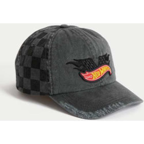 Boys Pure Cotton Hot Wheels™ Baseball Cap (3-13 Yrs) - - M&S Collection - Modalova