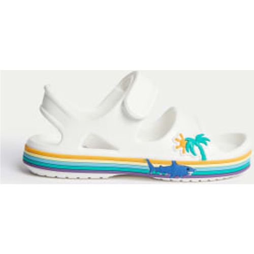 Boys Kids' Shark Riptape Sandals (4 Small - 13 Small) - - M&S Collection - Modalova