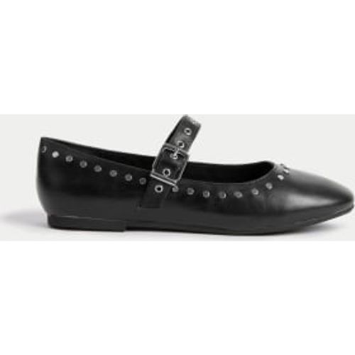 Girls Kids' Studded Ballet Pumps (10 Small - 6 Large) - - M&S Collection - Modalova