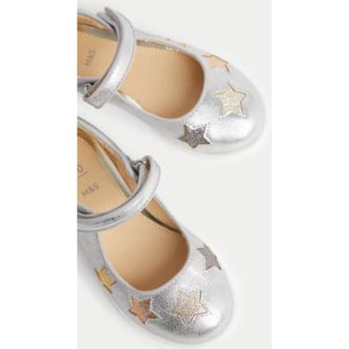 Girls Kids' Riptape Star Mary Jane Shoes (4 Small - 2 Large) - - M&S Collection - Modalova