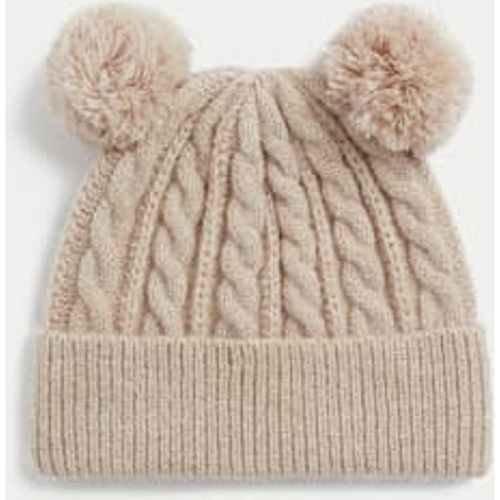 Unisex,Boys,Girls Kids' Cable Knit Winter Hat (0 Mths-3 Yrs) - - M&S Collection - Modalova