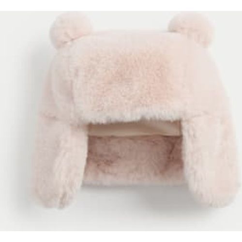 Unisex,Boys,Girls Kids' Faux Fur Winter Hat (0-3 Yrs) - - M&S Collection - Modalova