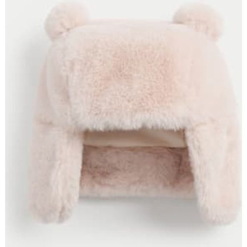 Unisex,Boys,Girls Kids' Faux Fur Winter Hat (0-3 Yrs) - - M&S Collection - Modalova