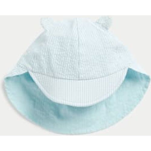 Unisex,Boys,Girls Pure Cotton Reversible Sun Hat (0-1 Yrs) - - M&S Collection - Modalova