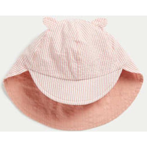 Unisex,Boys,Girls Kids' Pure Cotton Reversible Sun Hat (1-6 Yrs) - - M&S Collection - Modalova