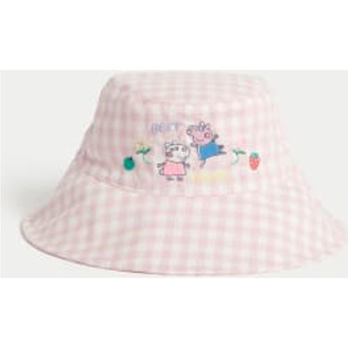 Girls Kids' Pure Cotton Peppa Pig™ Sun Hat (1-6 Yrs) - - M&S Collection - Modalova