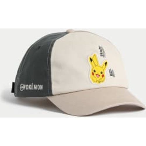 Boys Kids' Pure Cotton Pokémon™ Baseball Cap (6-13 Yrs) - - M&S Collection - Modalova