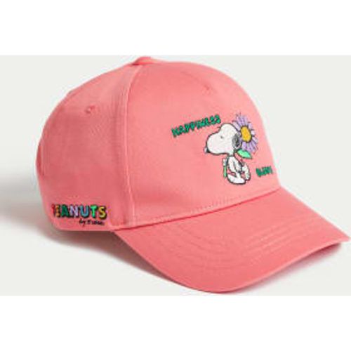 Girls Kids' Pure Cotton Snoopy™ Baseball Cap (6-13 Yrs) - - M&S Collection - Modalova