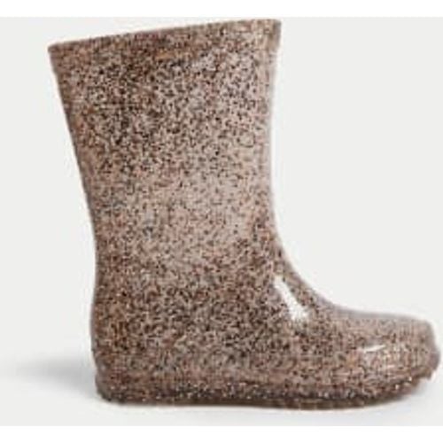 Girls Kids' Glitter Wellies (4 Small - 12 Small) - - M&S Collection - Modalova