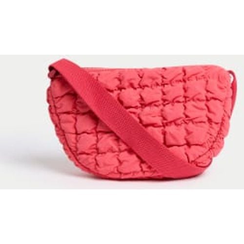 Girls Kids' Pure Cotton Quilted Bag - - M&S Collection - Modalova