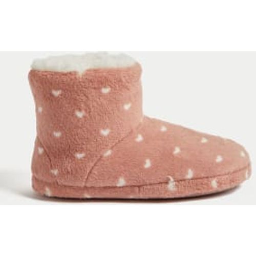 Girls Kids' Heart Slipper Boots (4 Small - 6 Large) - - M&S Collection - Modalova