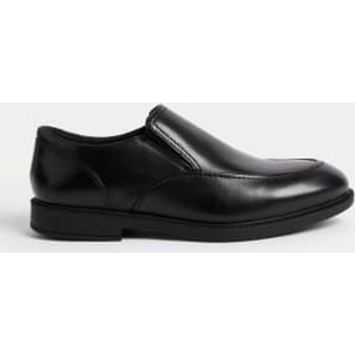 Boys Kids' Leather Freshfeet™ Slip-on School Shoes (13 Small - 9 Large) - - M&S Collection - Modalova